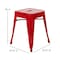 Flash Furniture 4  Inch Red Metal Stool, PK4 ET-BT3503-18-RED-GG - alternate 10